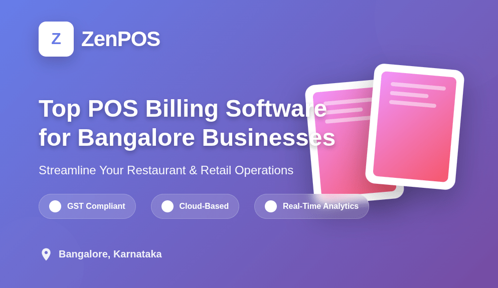 Top POS Billing Software in Bangalore